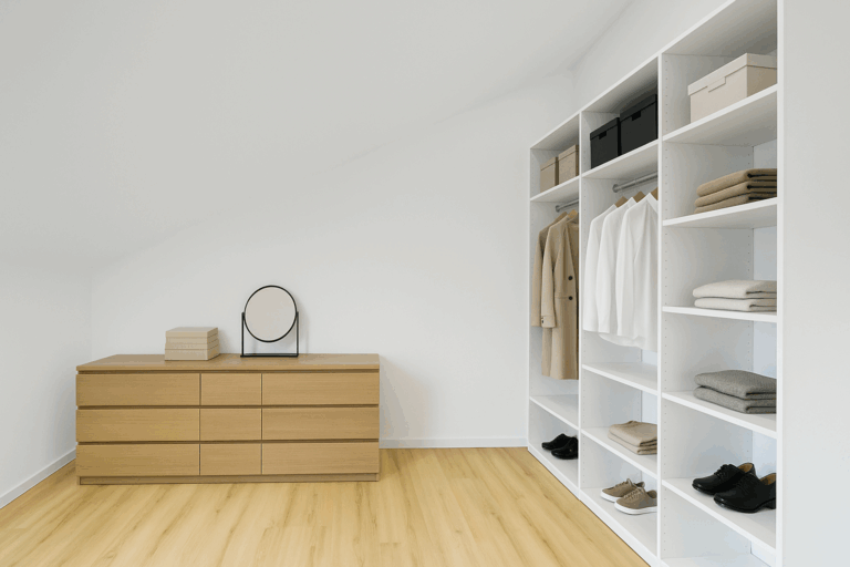 Ankleide- oder Schlafzimmer (KI generiert)