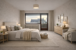 Wohnidee Schlafzimmer (KI)