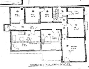 Grundriss Kellergeschoss