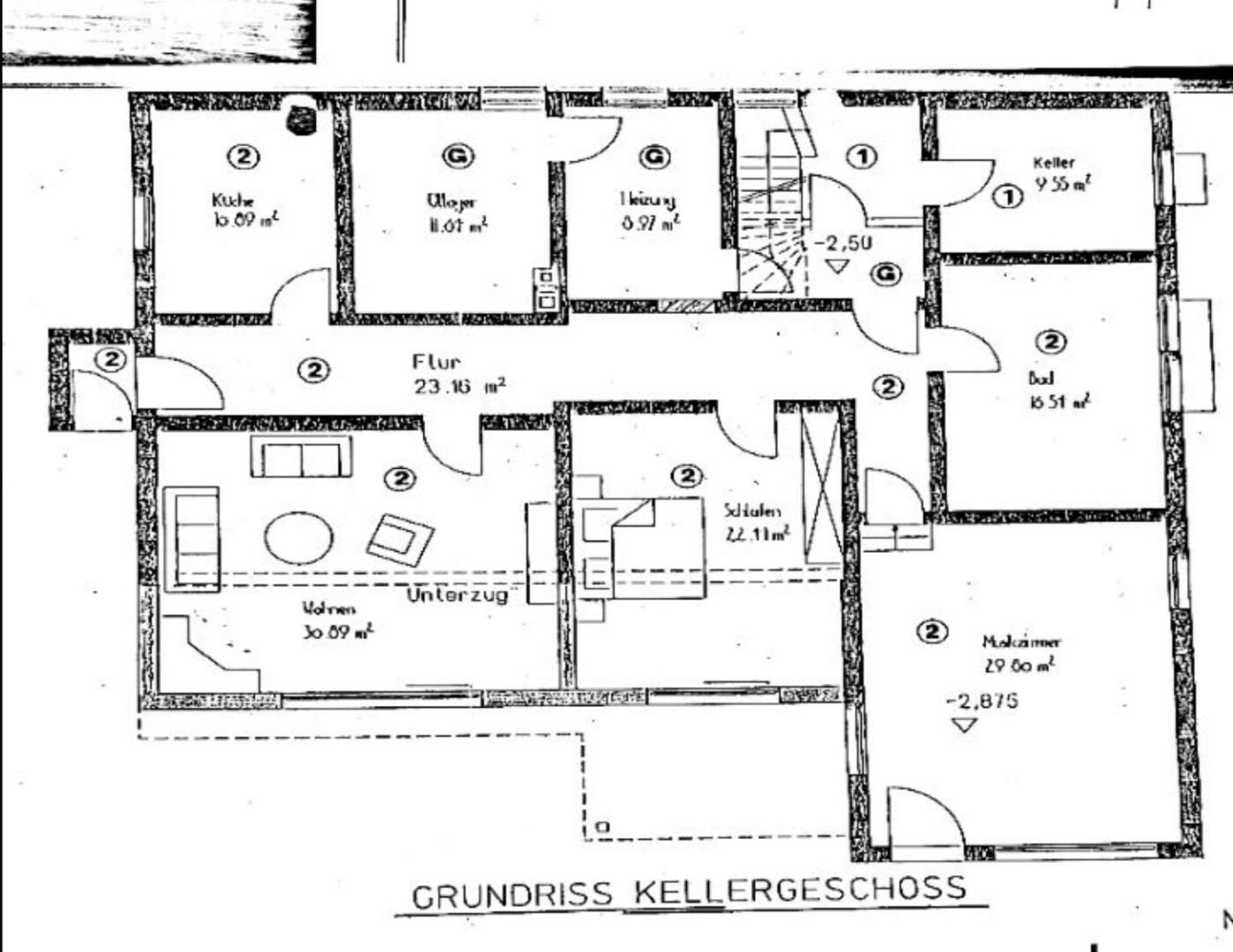 Grundriss Kellergeschoss