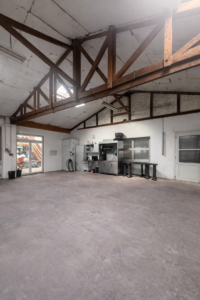 Lackierhalle mit Absauganlage