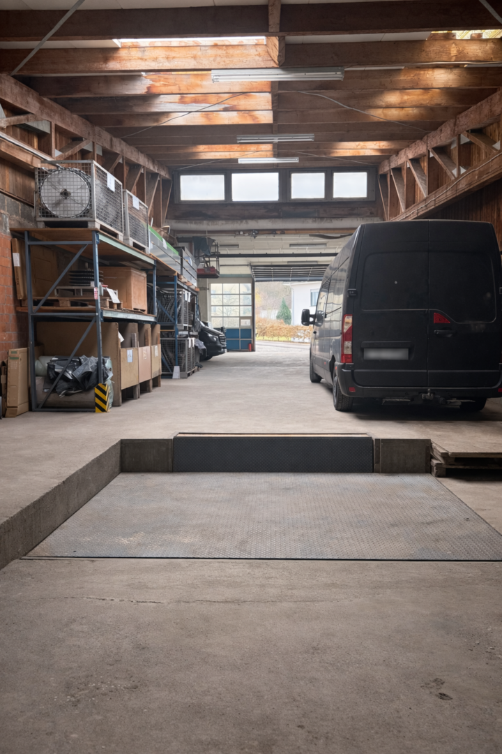 Beladestation Hebebühne