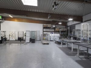 Fertigungshalle m. Schwingboden