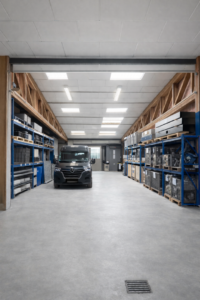 Transporterstellplatz