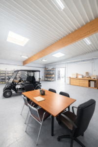 Fertigungshalle m. Schwingboden