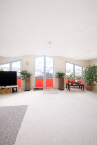 Blick zum Balkon Whg. 1