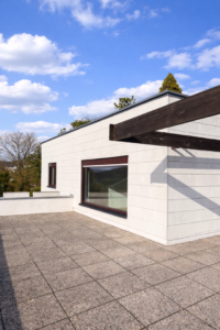 Terrasse / Wohnzimmerfenster