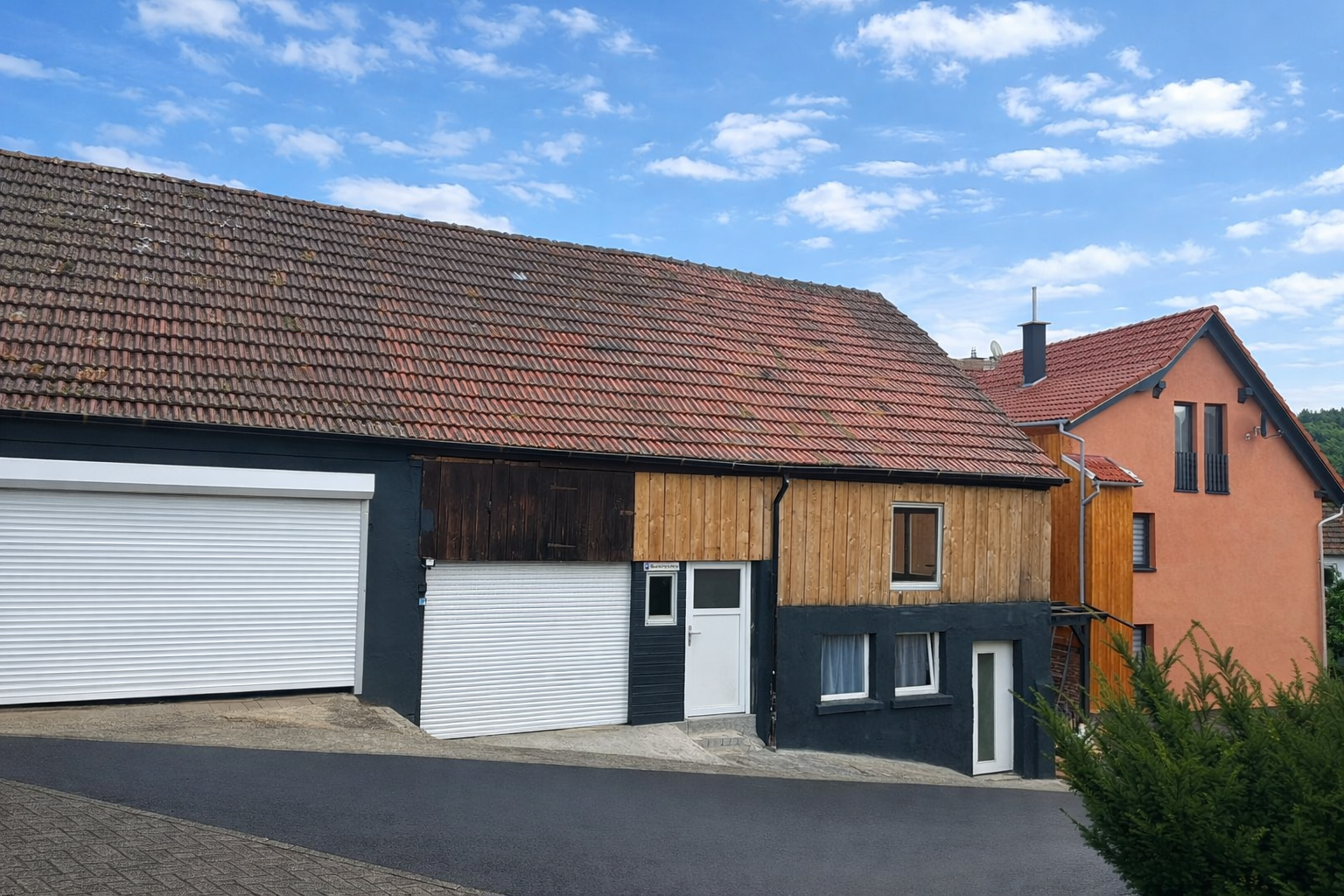 seitliche Sicht mit Nutzfläche