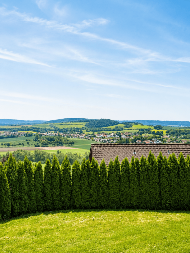 Weiter Blick in den Vogelsberg, unverbaubar