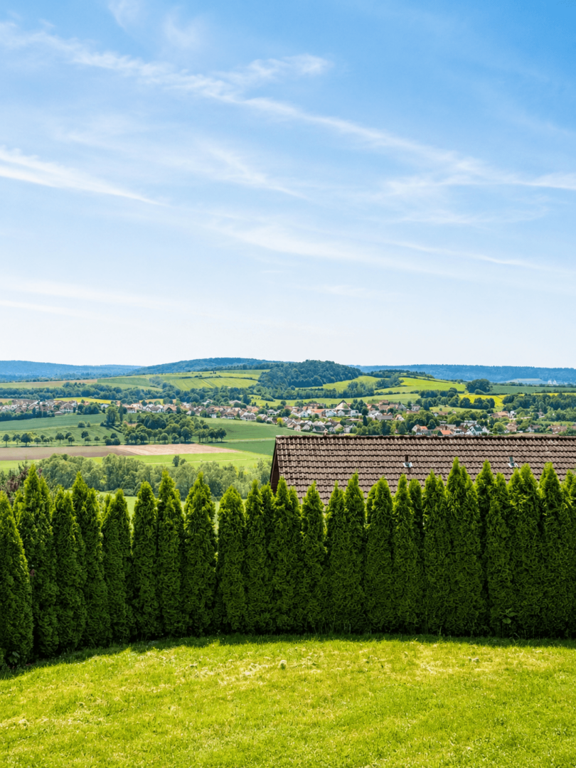 Weiter Blick in den Vogelsberg, unverbaubar