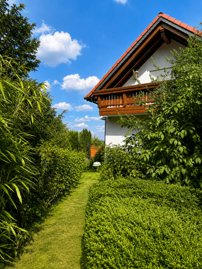Ostblick aus dem Garten