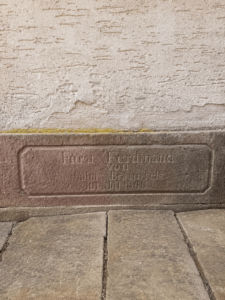 Gedenktafel Fürst Ferdinand von Solms-Braunfels