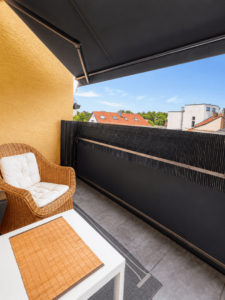 Balkon Südwest-Ausrichtung