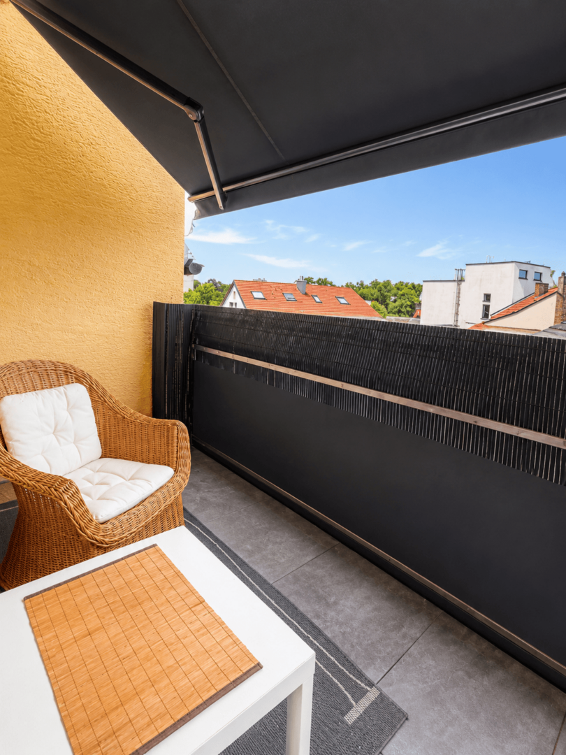 Balkon Südwest-Ausrichtung
