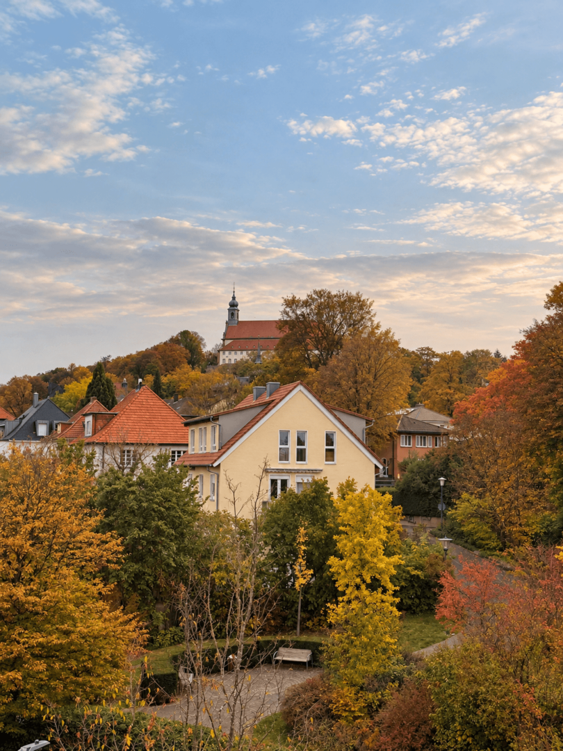 Blick von der Dachterrasse